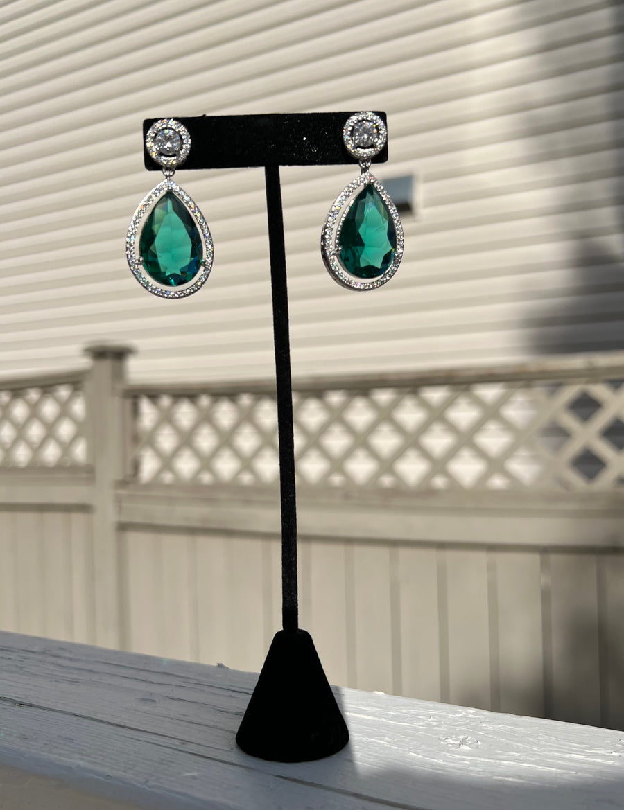 The Emerald Drop Earrings