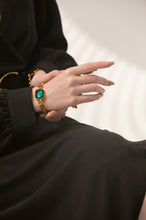 Load image into Gallery viewer, EMERALD CUBAN BRACELET
