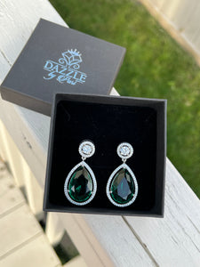 The Emerald Drop Earrings