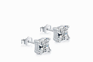 Princess Cut Studs