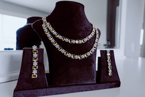 Sapphire Yellow Double Layer Set