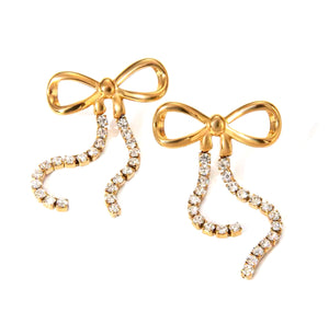 Bow Drop Earrings