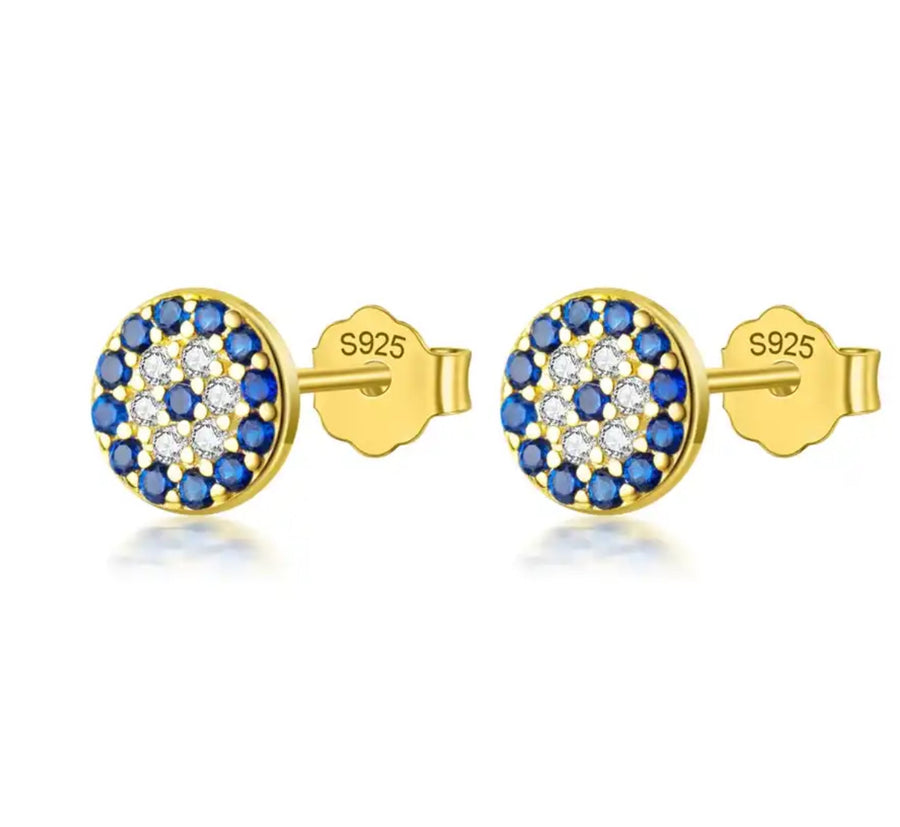 Dainty Evil Eye Studs