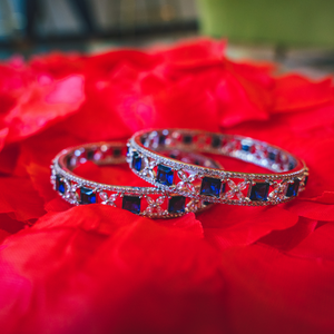 Sapphire Blue Bangles