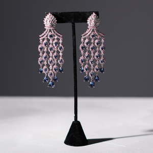 Monaco Earrings - Sapphire Blue