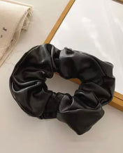 Load image into Gallery viewer, LEATHER SCRUNCHIES
