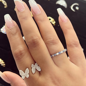 Dainty Evil Eye Ring