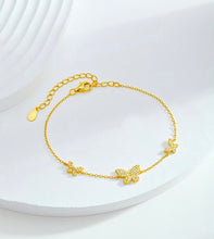 Load image into Gallery viewer, DAINTY BUTTERFLY BRACELET
