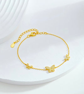 Dainty Butterfly Bracelet