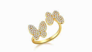 Dainty Butterfly Ring