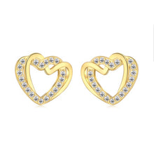 Load image into Gallery viewer, DUAL HEART STUDS
